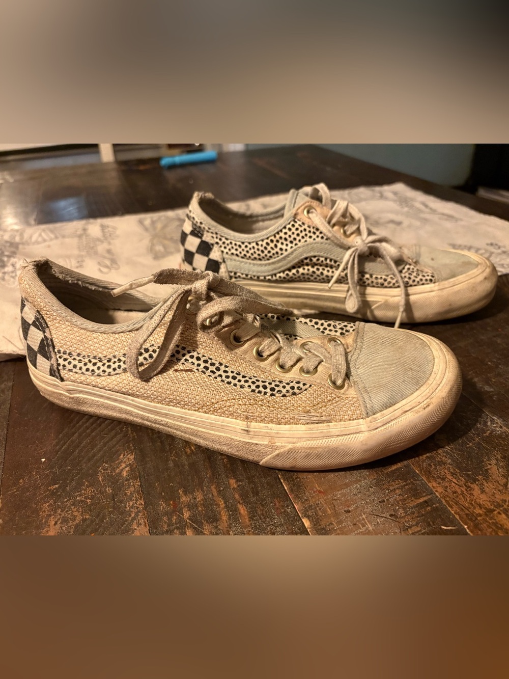 VANS Style 36 Decon Low Top Mix Match Canvas Sneakers
